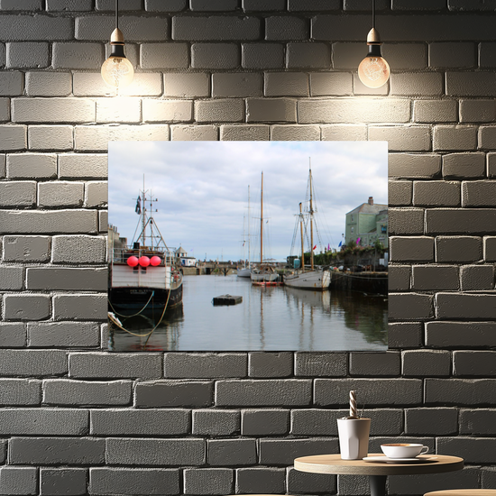 Metal Wall Art Prints. Charlestown. Cornwall. England.