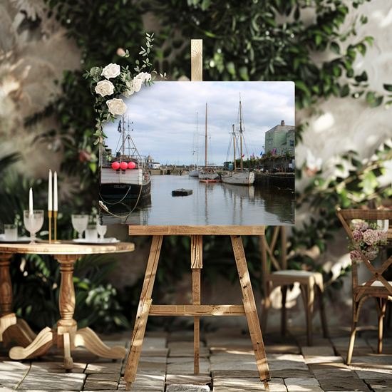 Metal Wall Art Prints. Charlestown. Cornwall. England.