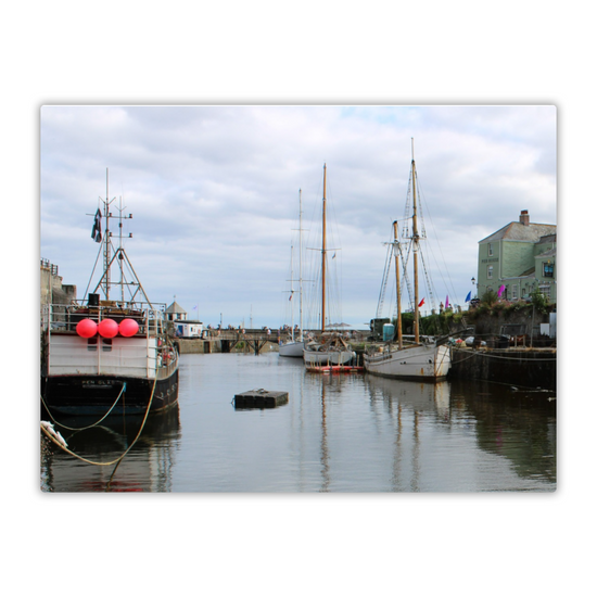 Metal Wall Art Prints. Charlestown. Cornwall. England.