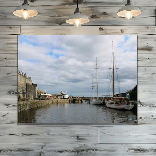 Metal Wall Art Prints. Charlestown. Cornwall. England.