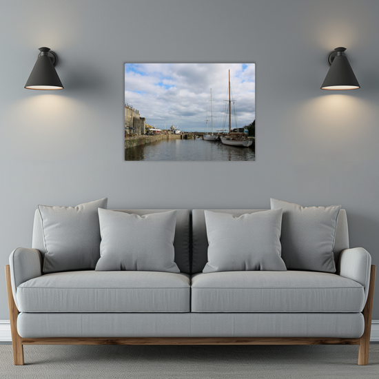 Metal Wall Art Prints. Charlestown. Cornwall. England.