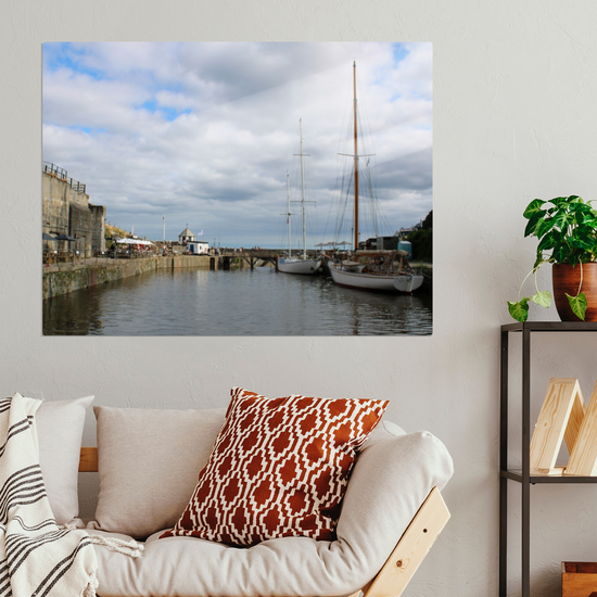 Metal Wall Art Prints. Charlestown. Cornwall. England.