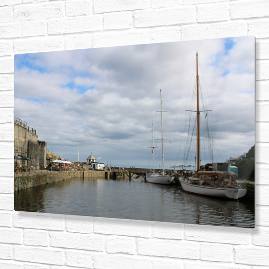Metal Wall Art Prints. Charlestown. Cornwall. England.