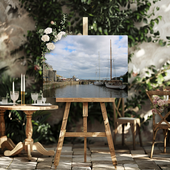 Metal Wall Art Prints. Charlestown. Cornwall. England.