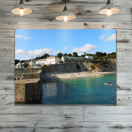Metal Wall Art Prints. Charlestown. Cornwall. England.