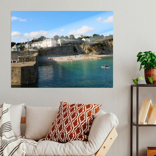 Metal Wall Art Prints. Charlestown. Cornwall. England.