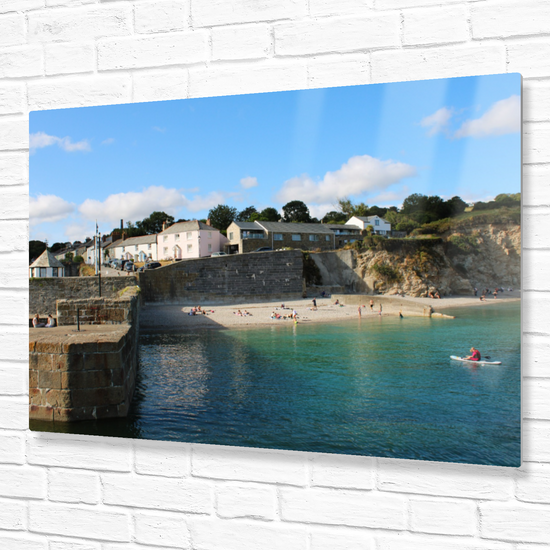 Metal Wall Art Prints. Charlestown. Cornwall. England.