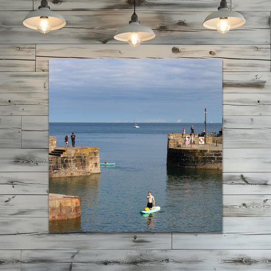 Metal Wall Art Prints. Charlestown. Cornwall. England.