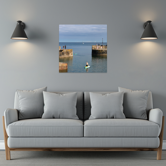 Metal Wall Art Prints. Charlestown. Cornwall. England.