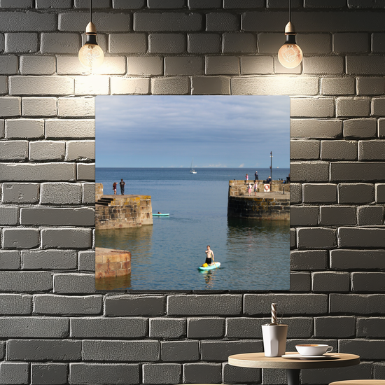 Metal Wall Art Prints. Charlestown. Cornwall. England.