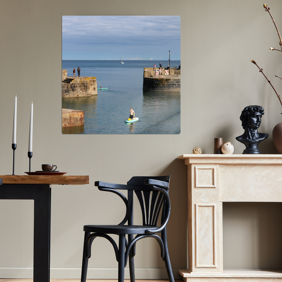 Metal Wall Art Prints. Charlestown. Cornwall. England.