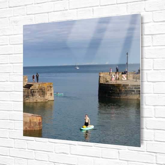Metal Wall Art Prints. Charlestown. Cornwall. England.