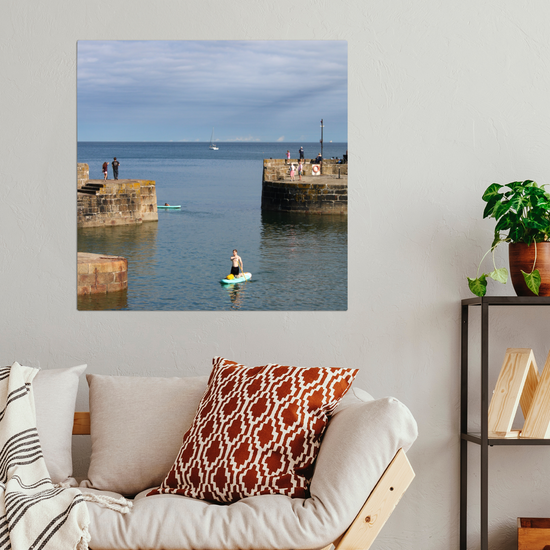 Metal Wall Art Prints. Charlestown. Cornwall. England.
