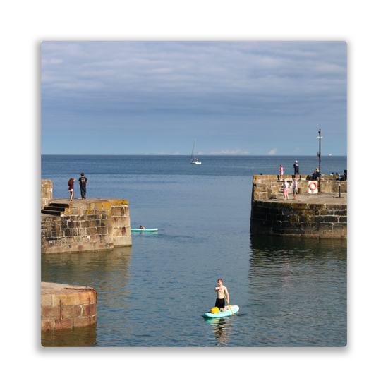 Metal Wall Art Prints. Charlestown. Cornwall. England.