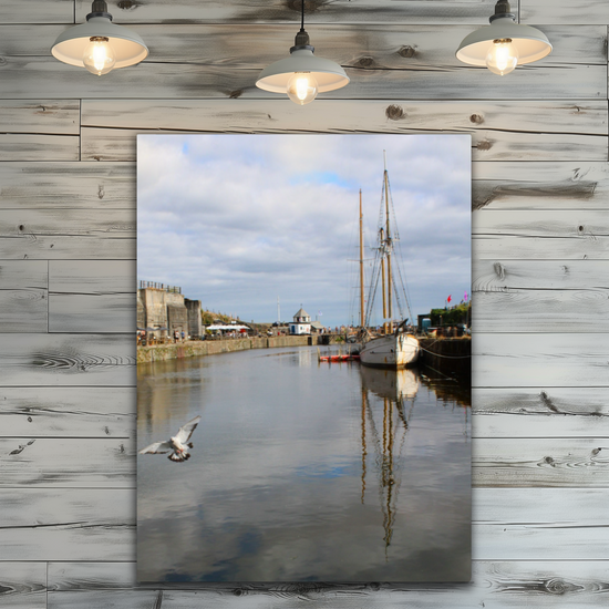 Metal Wall Art Prints: Charlestown. Cornwall. England.