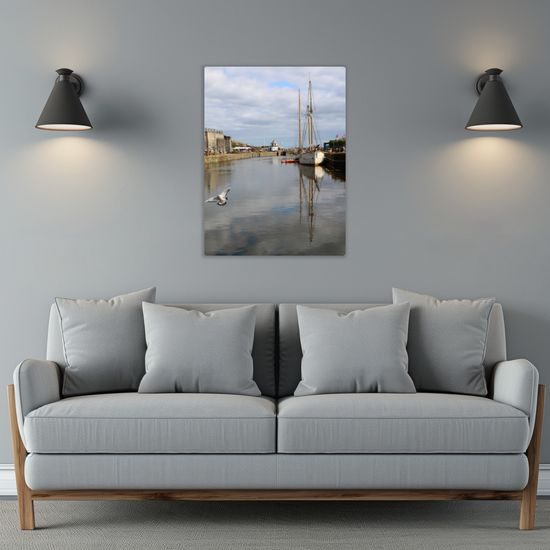 Metal Wall Art Prints: Charlestown. Cornwall. England.