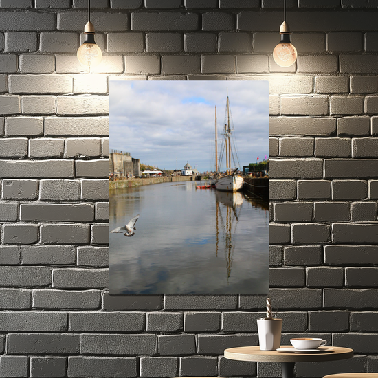 Metal Wall Art Prints: Charlestown. Cornwall. England.