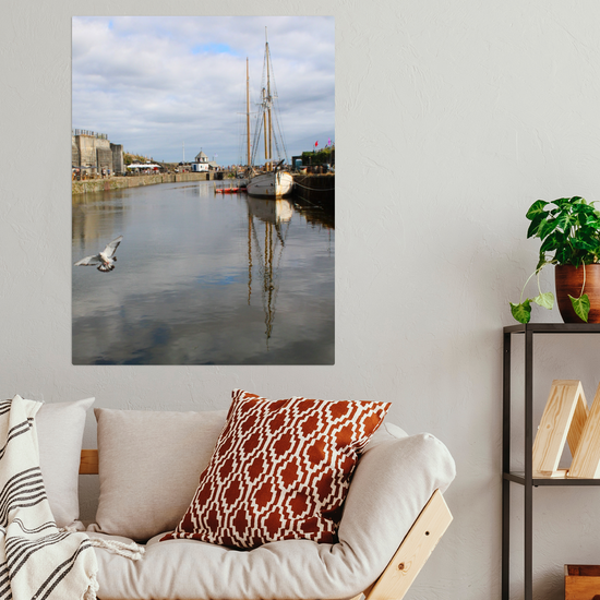 Metal Wall Art Prints: Charlestown. Cornwall. England.