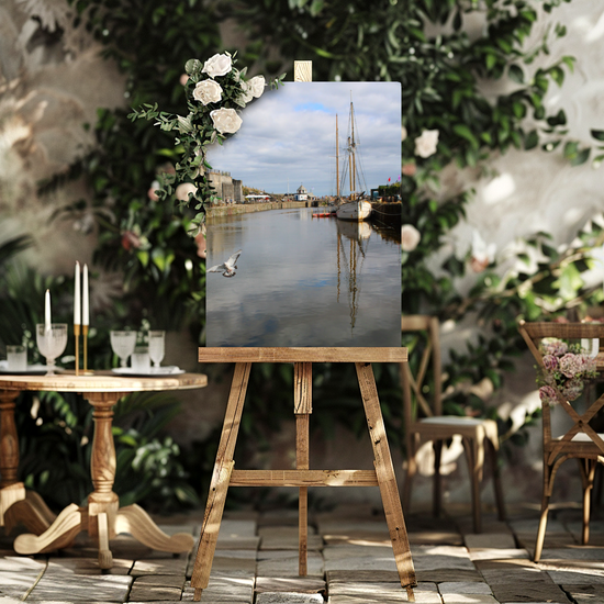 Metal Wall Art Prints: Charlestown. Cornwall. England.