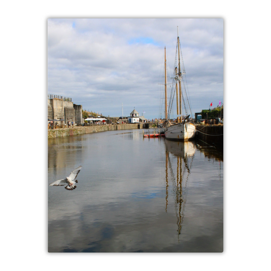 Metal Wall Art Prints: Charlestown. Cornwall. England.