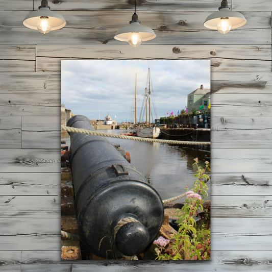 Metal Wall Art Prints. Charlestown. Cornwall. England.