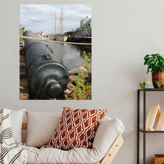 Metal Wall Art Prints: Charlestown. Cornwall. England.