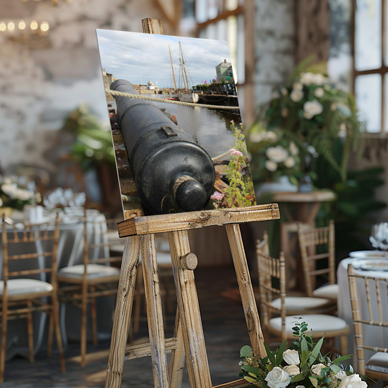 Metal Wall Art Prints: Charlestown. Cornwall. England.