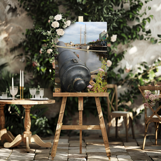 Metal Wall Art Prints: Charlestown. Cornwall. England.