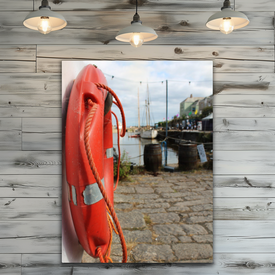 Metal Wall Art Prints. Charlestown. Cornwall. England.