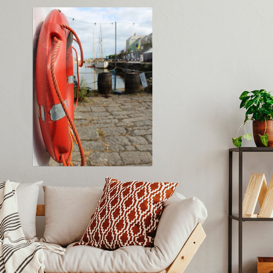 Metal Wall Art Prints. Charlestown. Cornwall. England.
