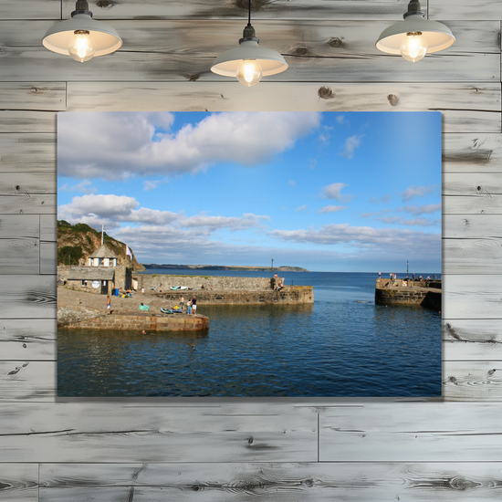 Metal Wall Art Prints. Charlestown. Cornwall. England.
