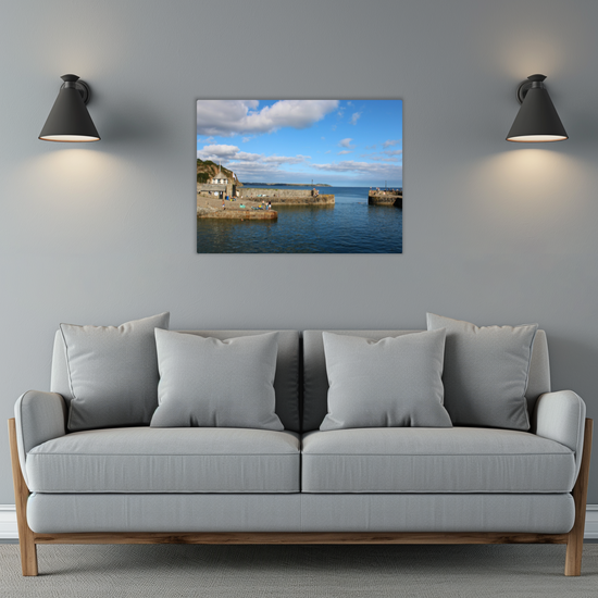 Metal Wall Art Prints. Charlestown. Cornwall. England.