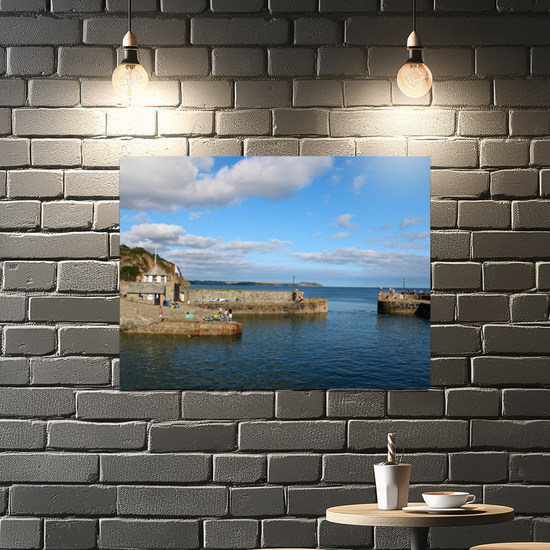 Metal Wall Art Prints. Charlestown. Cornwall. England.
