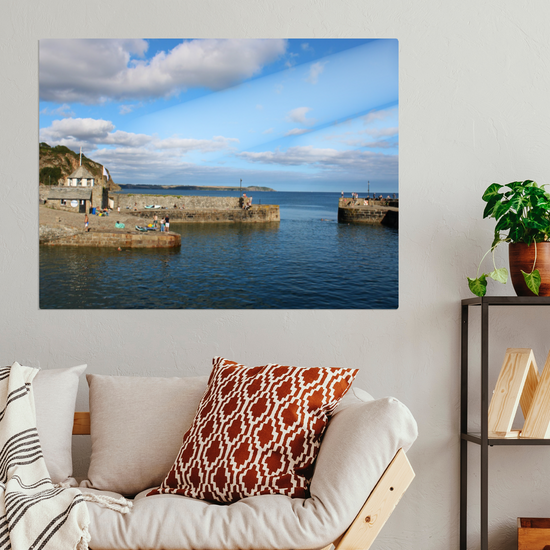 Metal Wall Art Prints. Charlestown. Cornwall. England.