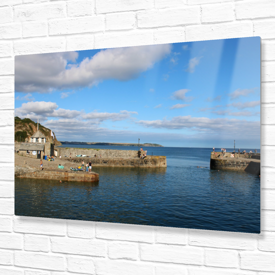 Metal Wall Art Prints. Charlestown. Cornwall. England.