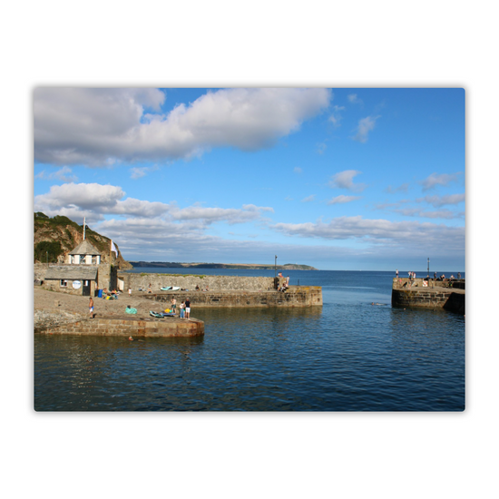 Metal Wall Art Prints. Charlestown. Cornwall. England.