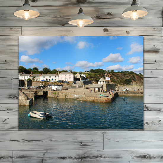 Metal Wall Art Prints. Charlestown. Cornwall. England.