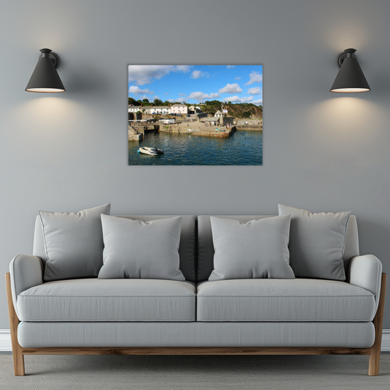 Metal Wall Art Prints. Charlestown. Cornwall. England.