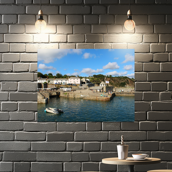 Metal Wall Art Prints. Charlestown. Cornwall. England.