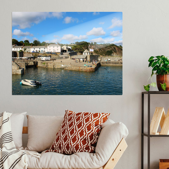 Metal Wall Art Prints. Charlestown. Cornwall. England.