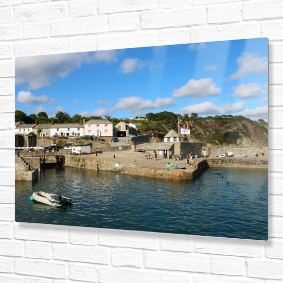 Metal Wall Art Prints. Charlestown. Cornwall. England.