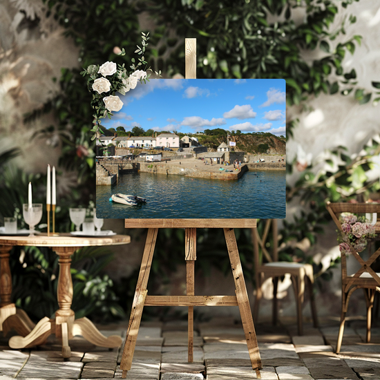 Metal Wall Art Prints. Charlestown. Cornwall. England.