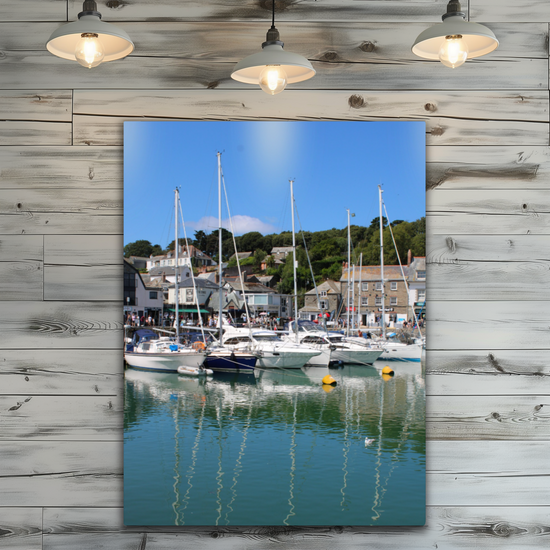 Metal Wall Art Prints. Padstow. Cornwall. England.