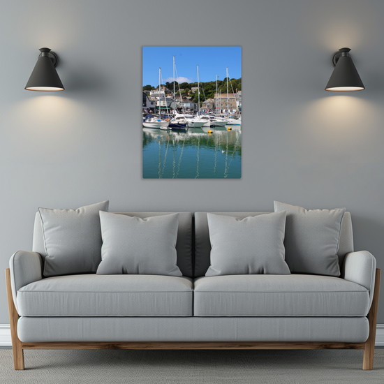 Metal Wall Art Prints. Padstow. Cornwall. England.