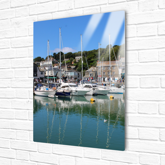 Metal Wall Art Prints. Padstow. Cornwall. England.