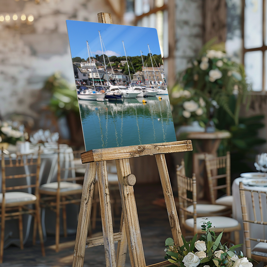 Metal Wall Art Prints. Padstow. Cornwall. England.