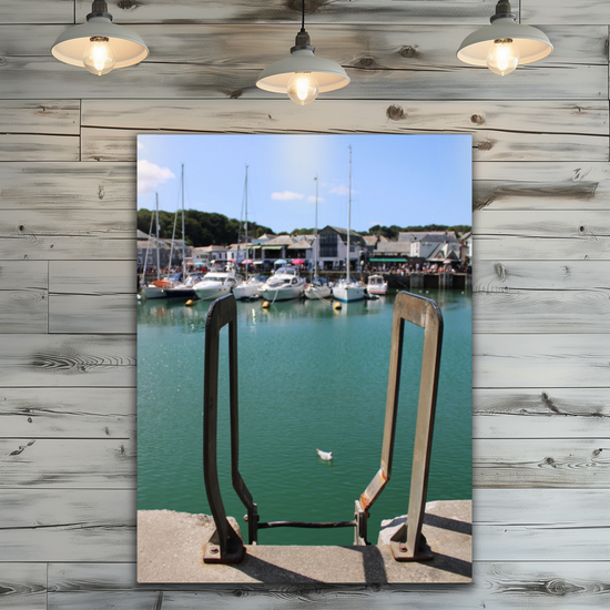 Metal Wall Art Prints. Padstow. Cornwall. England.