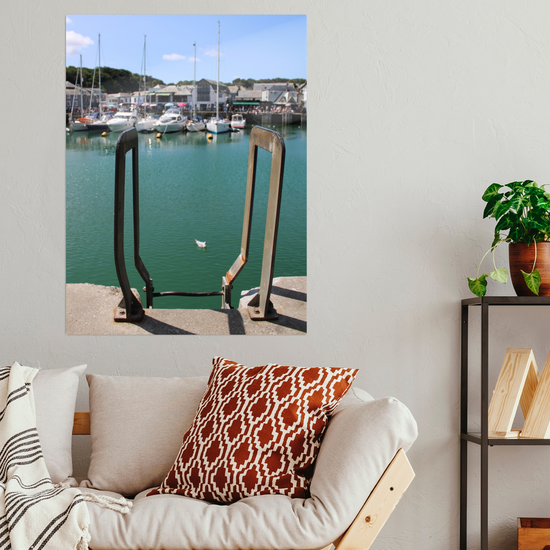 Metal Wall Art Prints. Padstow. Cornwall. England.
