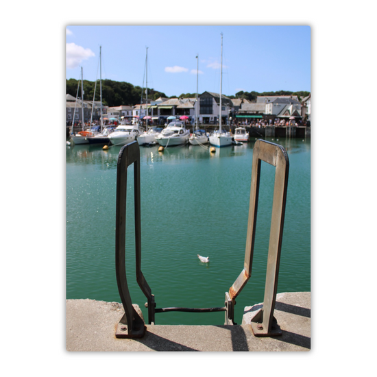 Metal Wall Art Prints. Padstow. Cornwall. England.