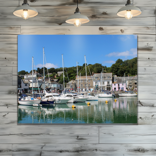Metal Wall Art Prints. Padstow. Cornwall. England.